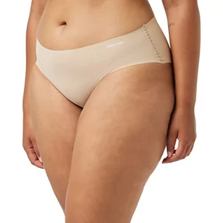 Spodenki damskie - Calvin Klein Damskie szorty Invisibles-Hipster Short, beżowy (Light Caramel 1lc), M - grafika 1