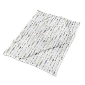 Koce - Kolorowy pluszowy koc Boho strzały nowoczesny eko, Fabricsy - miniaturka - grafika 1