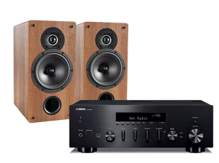 Yamaha R-N600A (czarny) + Tesi 261 (orzech) - Zestawy stereo - miniaturka - grafika 1