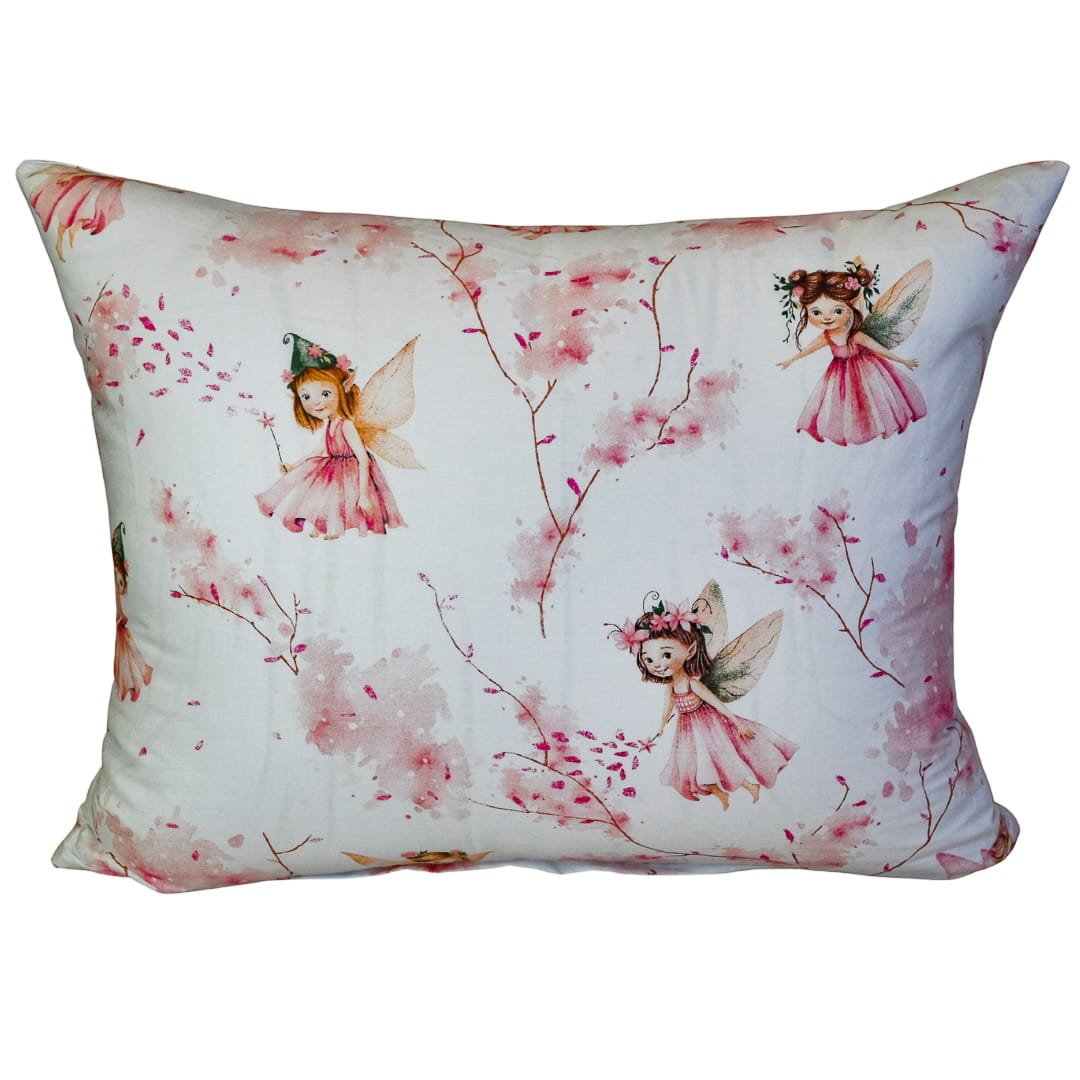 Poszewka Dziecięca 50x60 Bawełniana Calineczka Róż Wysoka Jakość Polski Producent