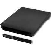 Obudowy i kieszenie na dyski twarde - Qoltec Obudowa/kieszeń na napęd optyczny CD/DVD - miniaturka - grafika 1