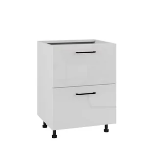 Siena Szafka Dolna Ds-60-2W_Modern Biały Połysk - Meble kuchenne - miniaturka - grafika 1