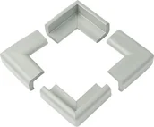 Zabezpieczenia dla dzieci - BabyOno Osłony narożników z pianki 4 szt. szary 949 BabyOno - miniaturka - grafika 1