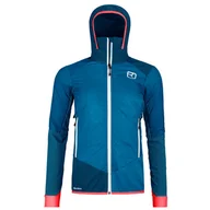 Kurtki i kamizelki sportowe damskie - Kurtka zimowa damska Ortovox Sw Col Becchei Hybrid Jkt W Rozmiar: L / Kolor: niebieski - miniaturka - grafika 1