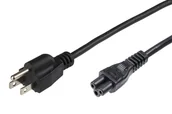 Kable - MicroConnect Power Cord US Type B - C5 0,5m - miniaturka - grafika 1