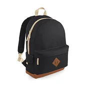 Plecaki - BagBase Unisex's BG825BLAC plecak dziedzictwo czarny Bg825, średni - miniaturka - grafika 1