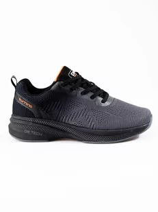 Sportowe buty damskie czarno-szare DK - Buty sportowe damskie - miniaturka - grafika 4