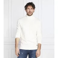 Swetry męskie - Karl Lagerfeld Golf | Slim Fit | z dodatkiem wełny - miniaturka - grafika 1