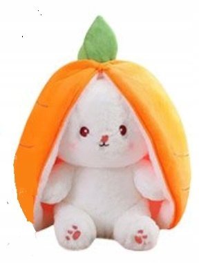 TM Toys Królik schowany w uszach Marchewka Maskotka 35cm