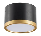 Lampy sufitowe - LED Plafon MIRELLA 1xGX53/6W/230V czarny/złoty - miniaturka - grafika 1