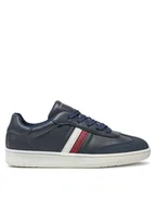 Buty dla chłopców - Tommy Hilfiger Sneakersy Stripes Low Cut Lace-Up Sneaker T3X9-33645-1269 Granatowy - miniaturka - grafika 1