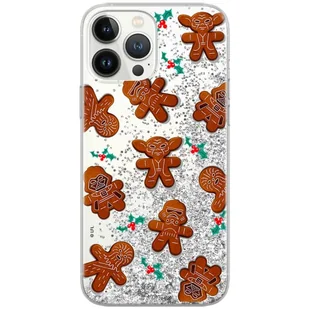 ERT GROUP etui na telefon Apple Iphone 12 Mini, case oryginalny i oficjalnie licencjonowany przez Star Wars, wzór 049, optymalnie dopasowane, z efektem płynnego brokatu - Etui i futerały do telefonów - miniaturka - grafika 1