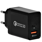 Ładowarki do telefonów - Ładowarka Usb Usb-c Quick Charge 3.0 Pd Fast Vayox - miniaturka - grafika 1