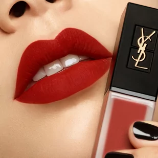 Yves Saint Laurent Tatouage Couture ultra-matowa szminka w płynie odcień 212 Rouge Rebel 6ml - Szminki - miniaturka - grafika 4