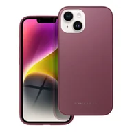 Etui i futerały do telefonów - Roar Futerał Matte Glass Case do iPhone 14 bordowy - miniaturka - grafika 1