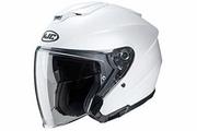 Kaski motocyklowe - HJC, kask motocyklowy I30, biały matowy, XL - miniaturka - grafika 1