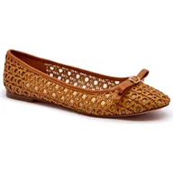 Baleriny - TWINSET Baleriny z dodatkiem skóry - miniaturka - grafika 1