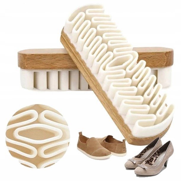 SZCZOTKA GUMOWA DO CZYSZCZENIA ZAMSZU I NUBUKU