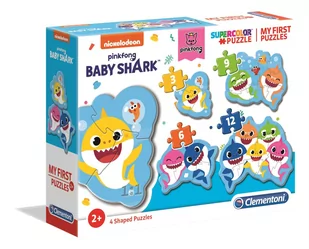 Clementoni Puzzle 3-6-9-12 Moje Pierwsze Puzzle Baby Shark 20828 - Puzzle - miniaturka - grafika 2