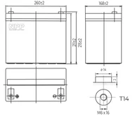 Ładowarki i akumulatory - Akumulator NPD 12V 70Ah T14 NPP seria DEEP pasta - miniaturka - grafika 1