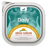 Mokra karma dla psów - Almo Nature, pakiet mieszany Daily 18 x 300 g - Z kurczakiem, szynką i serem - miniaturka - grafika 1