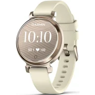 Smartwatch - Garmin Lily 2 35mm Złota koperta z beżowym paskiem - miniaturka - grafika 1