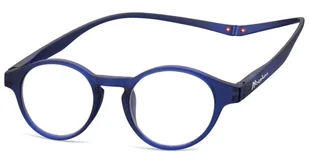 Okulary Na MAGNES do Czytania PLUSY Damskie Męskie MR60B moc: +1 - Okulary korekcyjne, oprawki, szkła - miniaturka - grafika 1