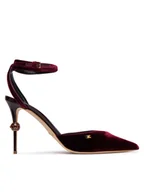 Czółenka - Elisabetta Franchi Szpilki SA-74L-57E2-EA4 Bordowy - miniaturka - grafika 1