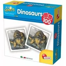 Lisciani Giochi Im a Genius Memoria 100 Dinosaurs - Gry planszowe - miniaturka - grafika 1