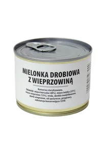 Mielonka drobiowa z wieprzowiną 190 g konserwa wojskowa - Pasztet i przetwory mięsne - miniaturka - grafika 1