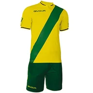 Zestawy męskiej odzieży sportowej - Givova, kit plate wielokolorowa żółty/zielony L - miniaturka - grafika 1