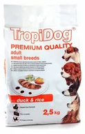 Sucha karma dla psów - Tropidog Premium Adult Small Breeds Duck&Rice 2,5 kg - miniaturka - grafika 1