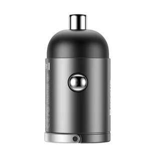 Baseus Tiny Star PPS mini inteligentna ładowarka samochodowa USB Typ C 30W Quick Charge 3.0 PD 3.0 szary (VCHX-B0G) - Ładowarki samochodowe - miniaturka - grafika 4