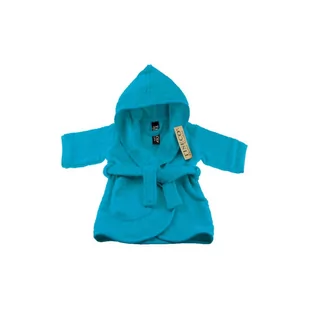 Niebieski bawełniany szlafrok dziecięcy rozmiar 2-4 lata - Tiseco Home Studio - Szlafroki dla dzieci - miniaturka - grafika 1