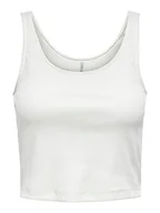 Spodenki damskie - Bestseller A/S Damskie szorty ONLNESSA S/L JRS NOOS Top, Bright White, XL, Bright White, XL - miniaturka - grafika 1