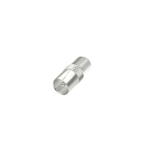 Hama Adapter Gniazdo F Wtyk antenowy 205223 - Akcesoria TV-SAT - miniaturka - grafika 1