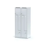 Szafki BHP - Alfa 3 Szafka ubraniowa Z, drwzi szare, zamek obrotowy 1261633 - miniaturka - grafika 1