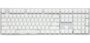 Ducky ONE 2 White Edition klawiatura Uniwersalne USB Niemiecki Biały - Klawiatury - miniaturka - grafika 1