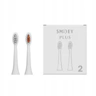 Końcówki do szczoteczek elektrycznych - Końcówki Precision Clean Do Szczoteczki Sonicznej Smiley Plus Białe - miniaturka - grafika 1