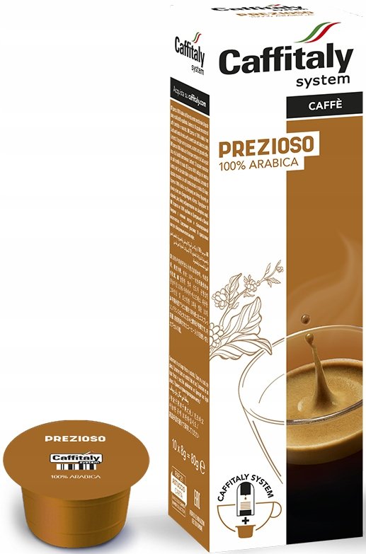 Kapsułki Caffitaly do Cafissimo* Prezioso 100% Arabika 10 szt