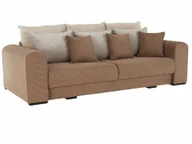 Sofy i kanapy - Kondela Sofa rozkładana ze schowkiem Gilen Big Sofa - jasny brąz / beż / krem - miniaturka - grafika 1