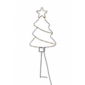 Oświetlenie świąteczne - Figura ogrodowa 64 cm choinka LED - miniaturka - grafika 1