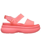 Sandały damskie - Sandały damskie Crocs Soho Frosted Y-Strap 212651-6UI - różowe - miniaturka - grafika 1