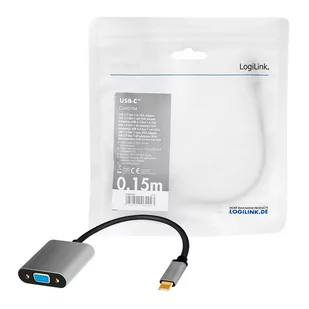 Adapter LOGILINK CUA0104 USB-C - VGA - Adaptery i przejściówki - miniaturka - grafika 1