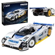 Klocki - Klocki konstrukcyjne CaDA wyścigówka Samochód wyścigowy 50 cm 1:10 Mazda 787B Auto sportowe 1797 elementów - miniaturka - grafika 1
