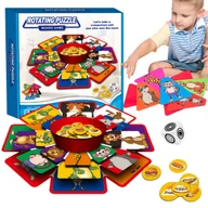 Zabawki interaktywne dla dzieci - GRA ZRĘCZNOŚCIOWA LOGICZNA OBROTOWE PUZZLE KOSTKA - miniaturka - grafika 1