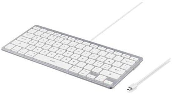 DELTACO USB-C Keyboard for iOS/MacOS 1m Nordic