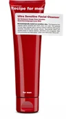 Pozostałe kosmetyki do pielęgnacji twarzy - Recipe for men Recipe for Men Ultra Sensitive Facial Cleanser 22 - miniaturka - grafika 1