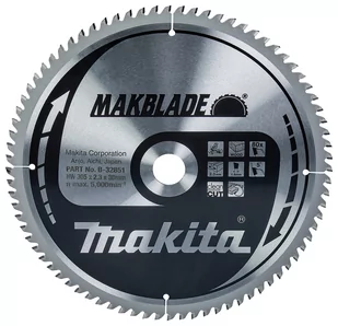 Makita B-32851 piła tarczowa do cięcia drewna 305x30 mm 80 zębów Makblade - Tarcze do pił - miniaturka - grafika 1