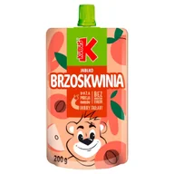 Soki i napoje niegazowane - Kubuś Mus jabłko brzoskwinia 200 g - miniaturka - grafika 1